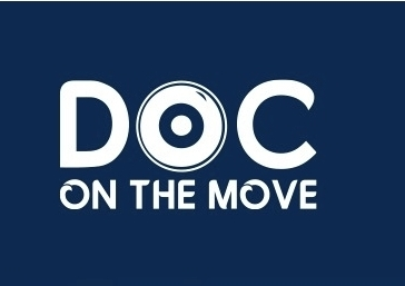 Dr. Aishwarya R · Doc on the Move logo