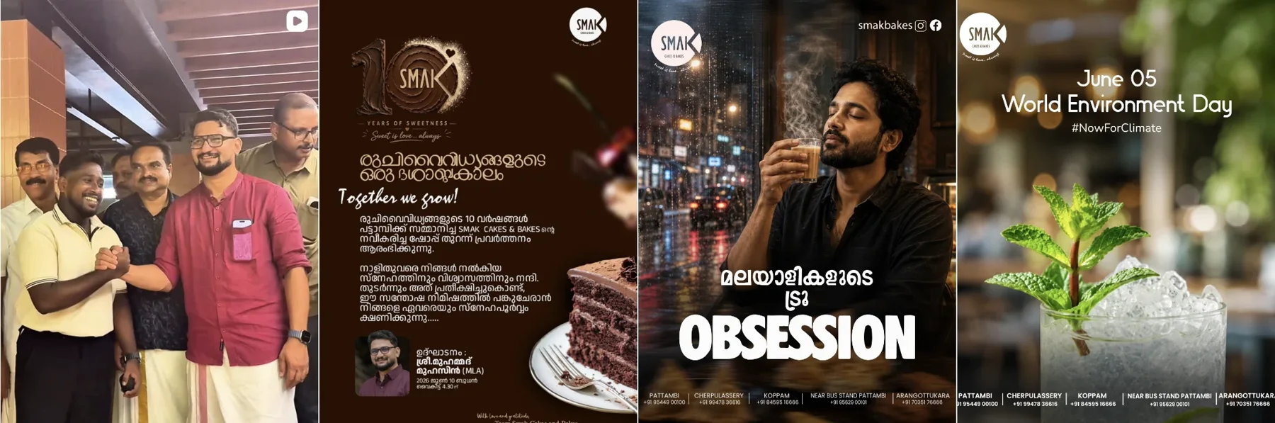 Smak Cakes & Bakes posts: the 10 Years of Sweetness celebration, a festive campaign and a store launch with the team