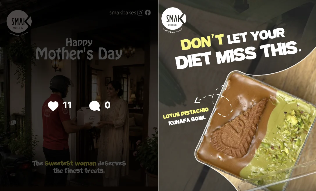 Smak Cakes & Bakes posts: Mother's Day and a Lotus Pistachio Kunafa Bowl promotion